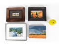 Collection Of Four Small Abstract Painted Landscapes, Some Signed