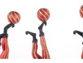 Trio Of Handstanding Acrobat Figurines