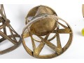 Brass Drum Side Tables