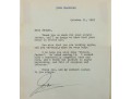 Joan Crawford Typed And Signed Letter, 1963