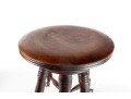 Antique Ball And Claw Piano Stool