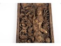 Antique Chinese Gilt Carved Wooden Panel