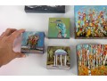 Leitner Studios Miniature Oil On Board Paintings