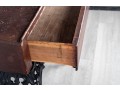 Antique Wood And Cast Iron School Desk