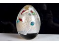 Fun Murano Art Glass Egg Paperweight