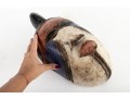 Hand Carved And Painted Tribal African Wood Mask