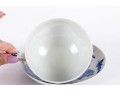 Blue And White Porcelain Teacup And Saucer