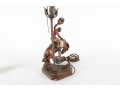 Vintage Cowboy On Bucking Bronco Table Lamp