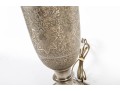 Pair Of Lavishly Hand-Chased Metal Table Lamps