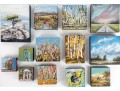 Leitner Studios Miniature Oil On Board Paintings