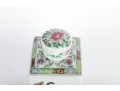 Vintage Famille Rose Chinese Porcelain Tea Caddy