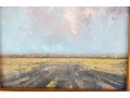 Unsigned Contemporary Oil On Board Landscape