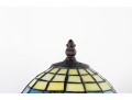 Small Stained Glass Tiffany-Style Table Lamp