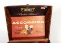 Vintage Emenee Golden Piano Accordion In Case