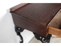 Antique Wood And Cast Iron School Desk