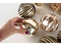 Festive Collection Of Large Gilt And Pinecone Ornaments