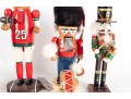 Set Of Four Vintage Wooden Nutcrackers