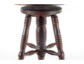 Antique Ball And Claw Piano Stool