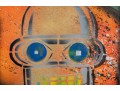 MR. COTY Rattlecan Art On Canvas — Bender (Futurama)
