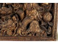 Antique Chinese Gilt Carved Wooden Panel