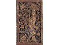 Antique Chinese Gilt Carved Wooden Panel