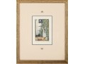 Jan Hunt “At Last” Hand-Colored Framed Lithograph