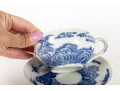 Blue And White Porcelain Teacup And Saucer
