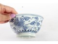 Late 19th Century Chinese Porcleain Lotus Leaf Rice Bowl