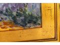 Oil On Canvas Lavender Landscape -- Unsigned