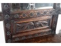 Antique English Renaissance Revival Mirror Hall Tree