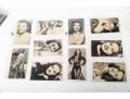 Collection Of Vintage Photographic Cards Of Actresses