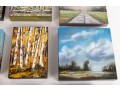 Leitner Studios Miniature Oil On Board Paintings