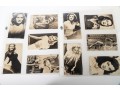 Collection Of Vintage Photographic Cards Of Actresses