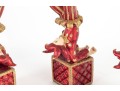 Trio Of Handstanding Acrobat Figurines
