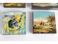 Leitner Studios Miniature Oil On Board Paintings