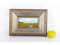 Small Oil On Board Marshlands Painting -- Signed