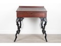 Antique Wood And Cast Iron School Desk