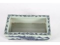 Small Chinese Qing Porcelain Blue & White Planter