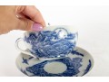 Blue And White Porcelain Teacup And Saucer