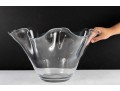 Clear Glass Handkerchief Bowl