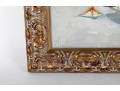 Gilt/Oil On Board Seagull Painting — Signed