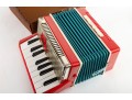 Vintage Emenee Golden Piano Accordion In Case