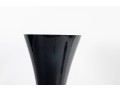 Tapered Smokey Art Glass Vase