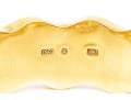 Tiffany & Co. 18k Yellow Gold Angela Cummings Wonderful Inlaid Wave Bangle, With Box