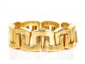 18k Yellow Gold Striking Chunky Opposing 