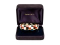 Tiffany & Co. 18k Yellow Gold Angela Cummings Wonderful Inlaid Wave Bangle, With Box