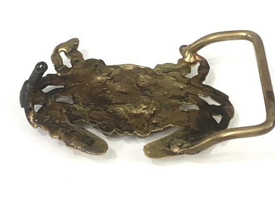 Two Artisan Nantucket Nautical Brass Belt Buckles