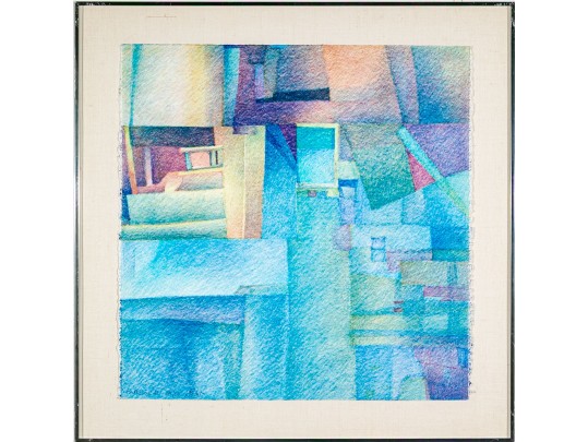 Georges Point (France, 1935-2020) Group Of Four Color Lithographs, Abstract Compositions