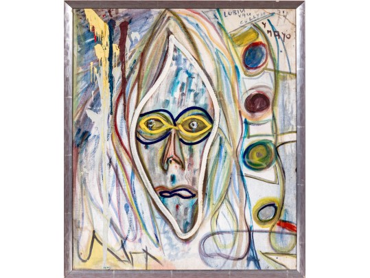 Lubin Van Cullyn (Venezuela, 20th C.) Oil On Canvas, 
