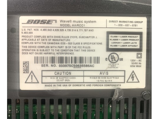 Bose Wave Radio With CD, Working, Remote Included